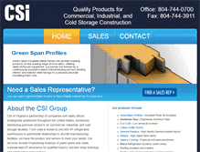 Tablet Screenshot of csiinc.org
